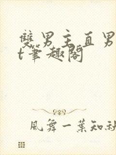 双男主直男txt笔趣阁