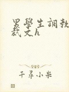 男学生调教男总裁文h