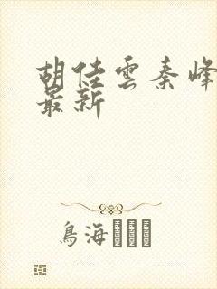 胡佳云秦峰小说最新