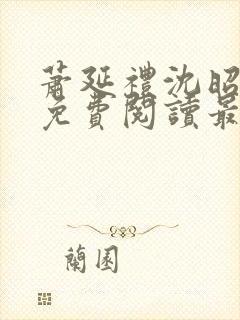 萧延礼沈昭全文免费阅读最新章节