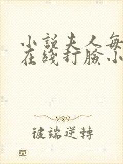 小说夫人每天都在线打脸小说封面