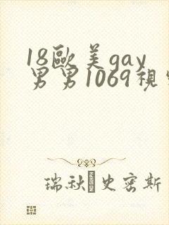 18欧美gay男男1069视频封面