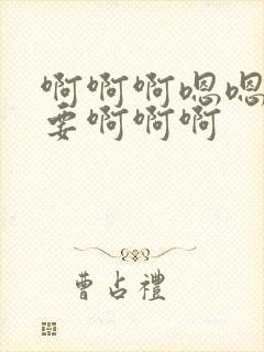 啊啊啊嗯嗯嗯不要啊啊啊封面