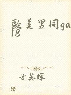 欧美男同gay18封面