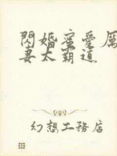 闪婚蜜爱厉少宠妻太霸道封面