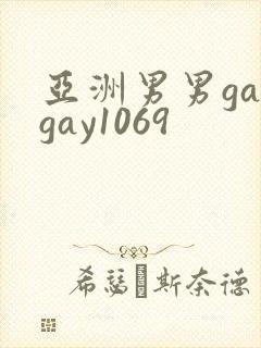 亚洲男男gaygay1069封面