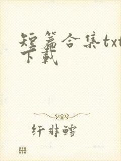 短篇合集txt下载