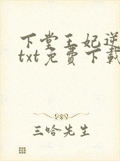 下堂王妃逆袭记txt免费下载封面