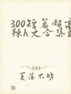 300短篇超高辣h文合集乱