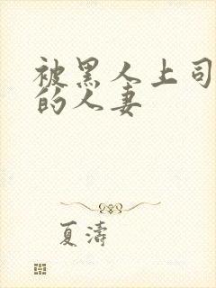 被黑人上司中出的人妻