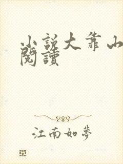 小说大靠山免费阅读