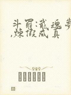 斗罗:武魂梦蝶,炼假成真