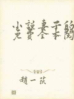 小说妻子的背叛免费全本阅读封面