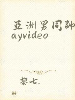 亚洲男同帅哥gayvideo