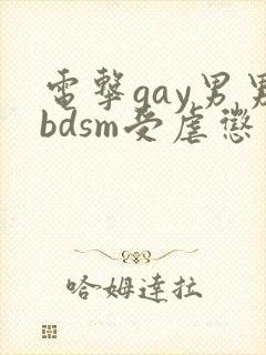 电击gay男男bdsm受虐惩罚