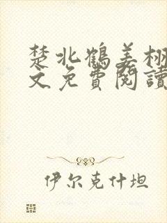 楚北鹤姜栩栩全文免费阅读笔趣阁