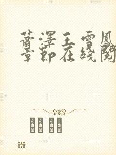 萧泽王雪凤全部章节在线阅读小说