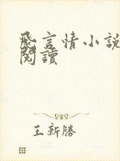 飞言情小说在线阅读封面