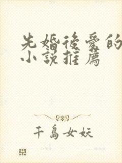 先婚后爱的甜宠小说推荐