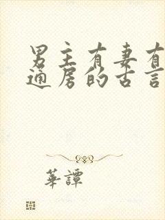 男主有妻有妾有通房的古言