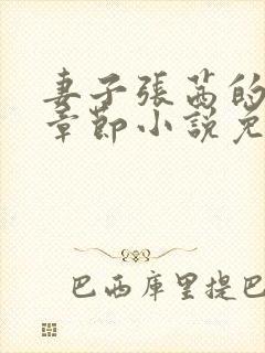 妻子张茜的最新章节小说免费阅读