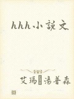 hhh小说文封面