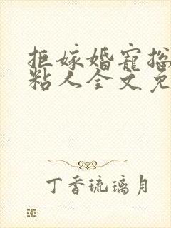 拒嫁婚宠总裁太粘人全文免费阅读封面