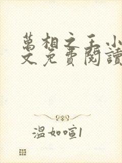 万相之王小说全文免费阅读无弹窗