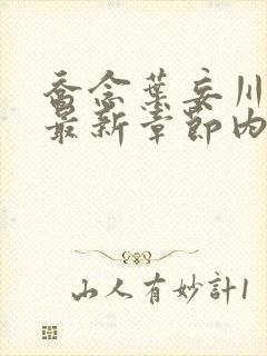 乔念叶妄川小说最新章节内容