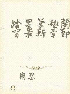 踏星笔趣阁无弹窗最新章节封面