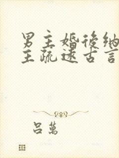 男主婚后纳妾女主疏远古言封面