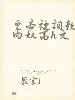 皇帝被调教成大肉奴高h文