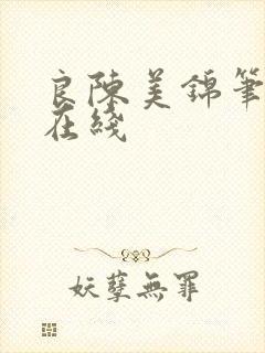良陈美锦笔趣阁在线