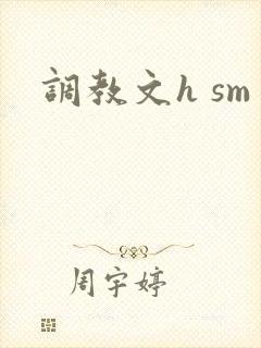 调教文h sm