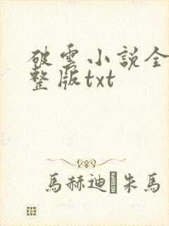 破云小说全集完整版txt封面