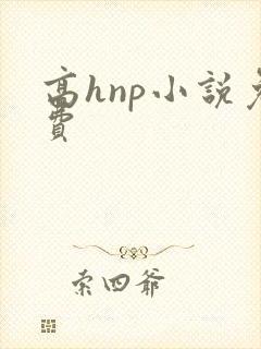 高hnp小说免费