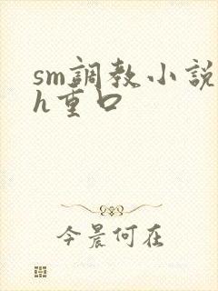 sm调教小说高h重口