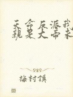 天命反派我的母亲是大帝未删减封面