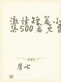 激情短篇小说合集500篇免费阅读封面