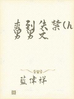 爽到失禁(h)男男文封面