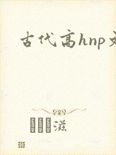 古代高hnp文封面
