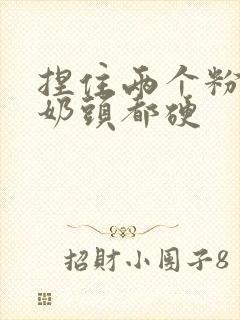 捏住两个粉嫩的奶头都硬