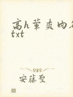 高h荤爽肉欲文txt