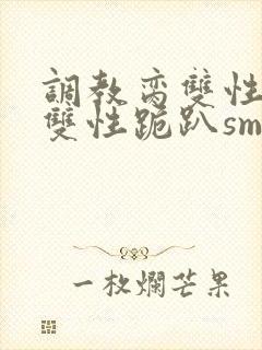 调教脔双性美人双性跪趴sm