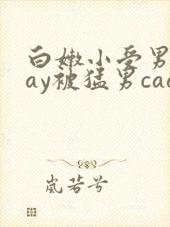 白嫩小受男男gay被猛男cao