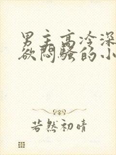 男主高冷深情禁欲闷骚的小说