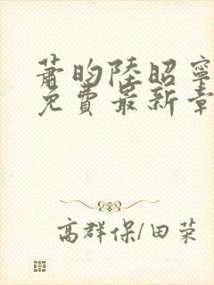 萧昀陆昭宁全文免费最新章节阅读