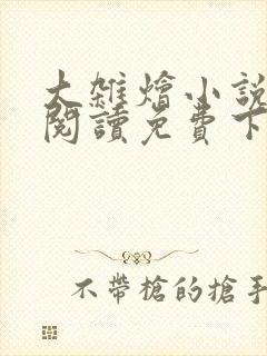 大杂烩小说全集阅读免费下载