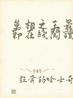 万相之王最新章节在线阅读封面