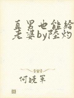 直男也能给人当老婆by陆灼言封面